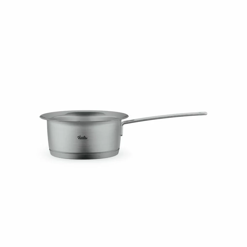 Fissler Stielkasserolle Phi Collection ohne Deckel, Edelstahl 18/10, Silbern, 16 cm, 016-153-16-100