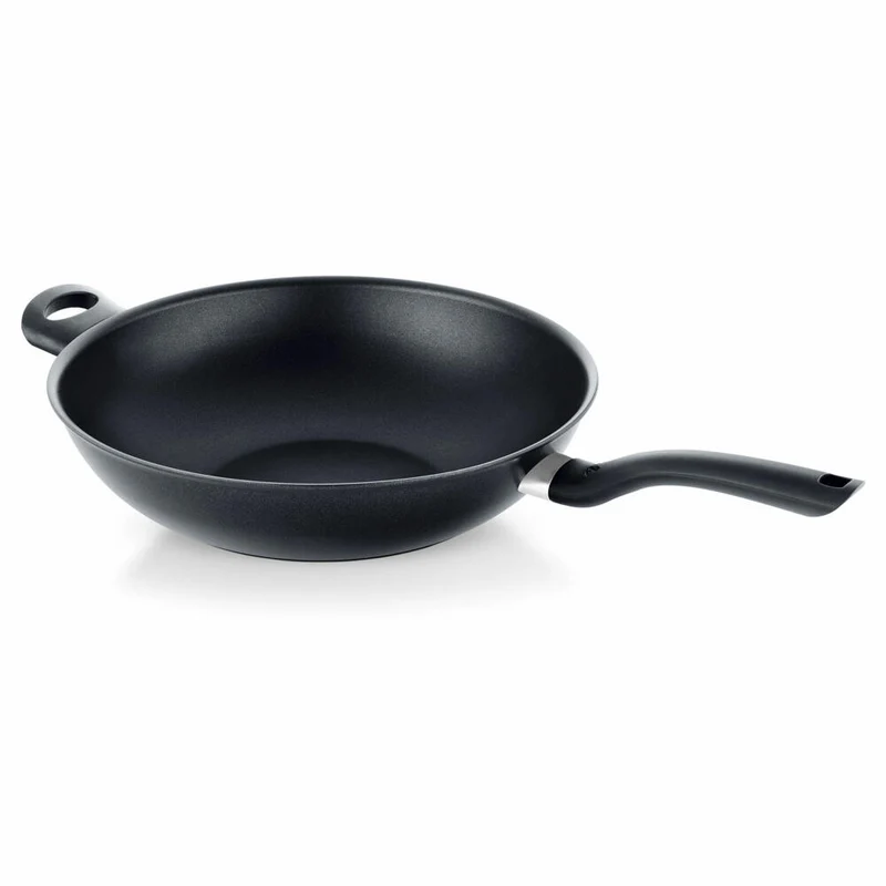 Fissler Wok Cenit ohne Induktion, Aluminium, Schwarz, 32 cm, 045-804-32-100