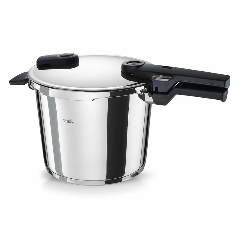 Fissler Schnellkochtopf Vitaquick, Edelstahl 18/10, Silbern, 6 L, 600-410-06-000