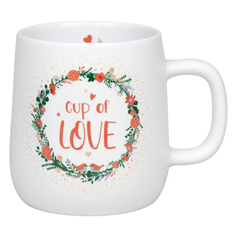 Könitz Becher Cup of Love, Tasse, Kaffeetassen, New Bone, Bunt, 395 ml, 1172392849