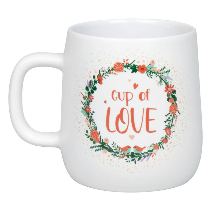 Könitz Becher Cup of Love, Tasse, Kaffeetassen, New Bone, Bunt, 395 ml, 1172392849