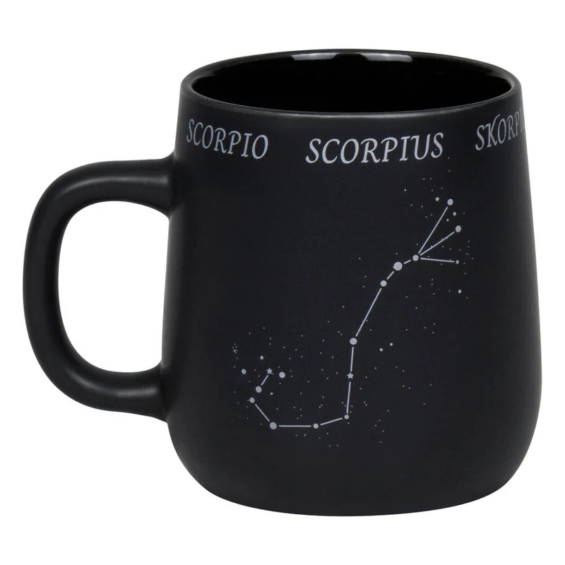Könitz Becher Sternzeichen Scorpion, Tasse, Kaffeetassen, New Bone, Schwarz, 395 ml, 1172392880
