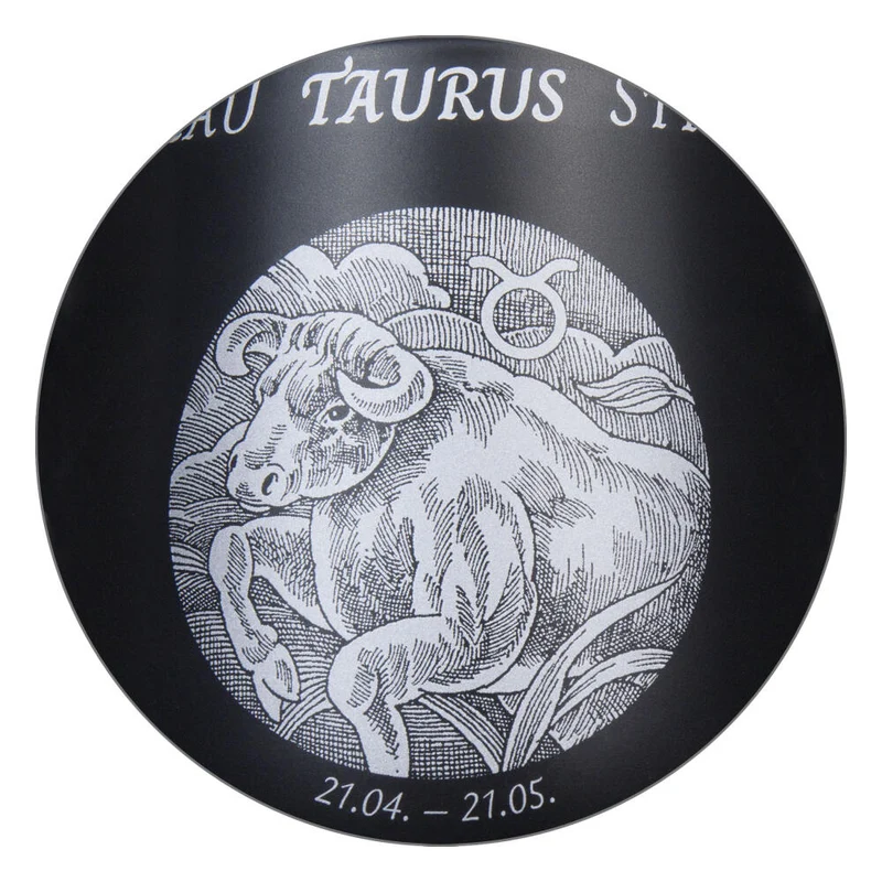 Könitz Becher Sternzeichen Stier, Tasse, Kaffeetassen, New Bone, Schwarz, 395 ml, 1172392885