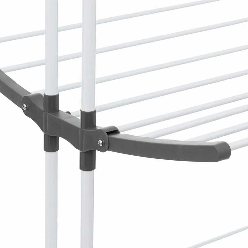 5five Simply Smart Roll-Wäscheständer Nubie Plus, Stahl, PP-Kunststoff, Grau, 24 Meter, 157306