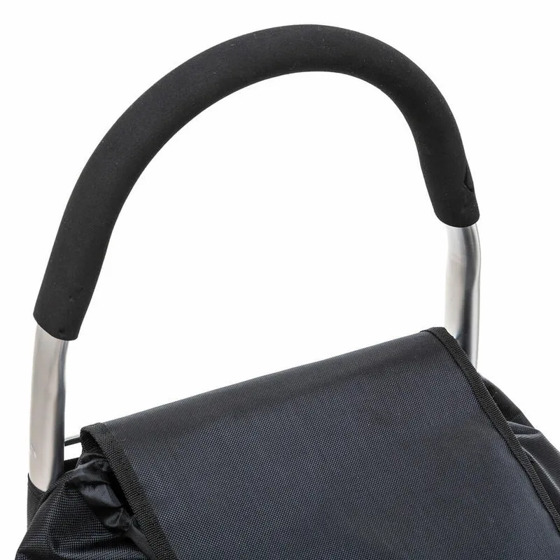 5five Simply Smart Faltbarer Einkaufstrolley Modern Color, Aluminium, Polyester, Schwarz, 51 Liter, 157394