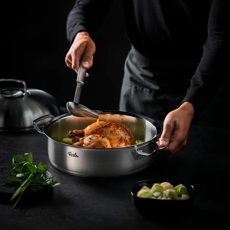 Fissler Saucenlöffel Original-Profi Collection, Edelstahl 18/10, Silbern, 29.5 cm, 084-008-05-000
