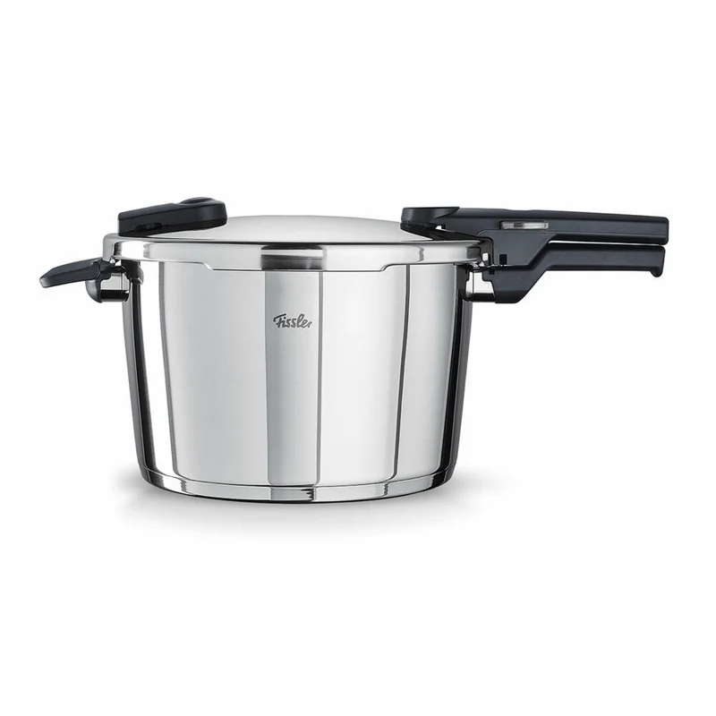 Fissler Schnellkochtopf Vitaquick, Edelstahl 18/10, Silbern, 8 L, 600-810-08-000