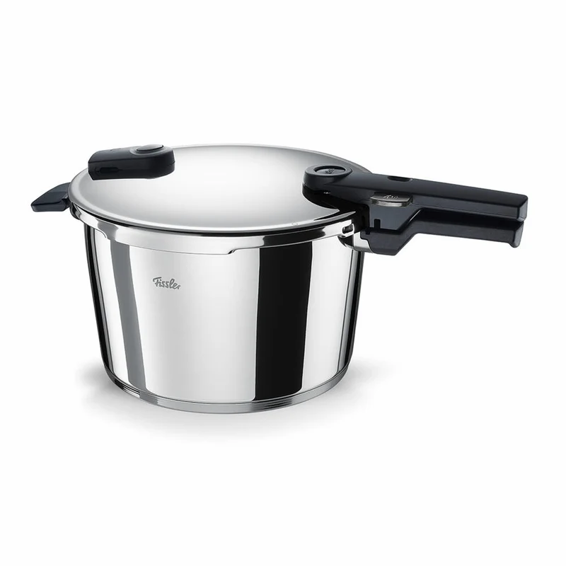 Fissler Schnellkochtopf Vitaquick, Edelstahl 18/10, Silbern, 8 L, 600-810-08-000