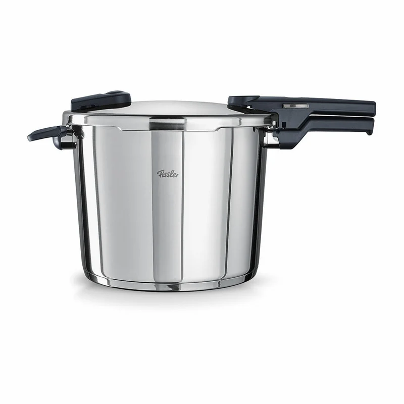 Fissler Schnellkochtopf Vitaquick, Edelstahl 18/10, Silbern, 10 L, 600-810-10-000
