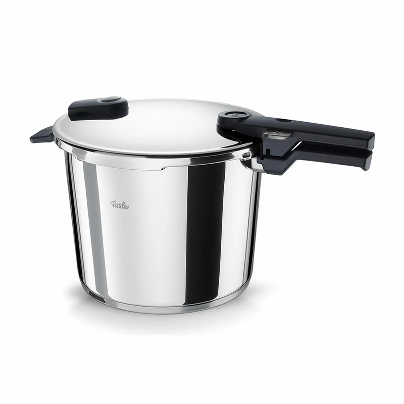 Fissler Schnellkochtopf Vitaquick, Edelstahl 18/10, Silbern, 10 L, 600-810-10-000