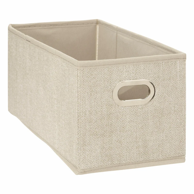 5five Simply Smart Aufbewahrungskorb Mix N Modul, Pappe, PP-Kunststoff, Beige meliert, 15 x 31 cm, 160384G