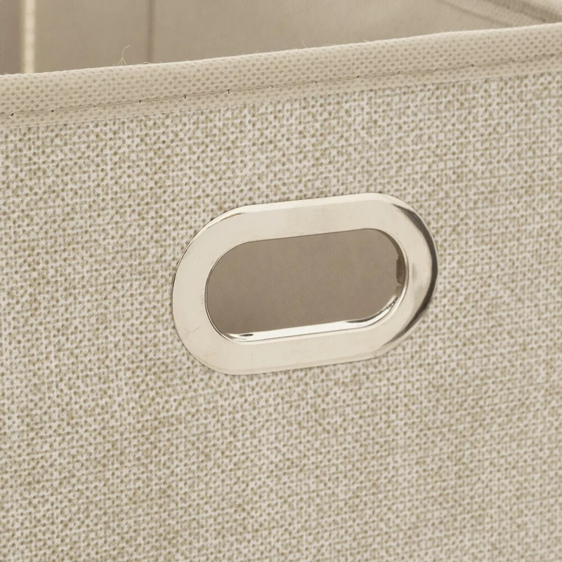 5five Simply Smart Aufbewahrungskorb Mix N Modul, Pappe, PP-Kunststoff, Beige meliert, 15 x 31 cm, 160384G