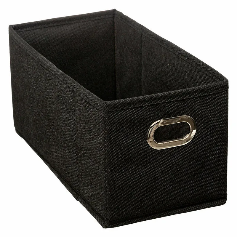 5five Simply Smart Aufbewahrungskorb Mix N Modul, Pappe, PP-Kunststoff, Schwarz, 15 x 31 cm, 160384J