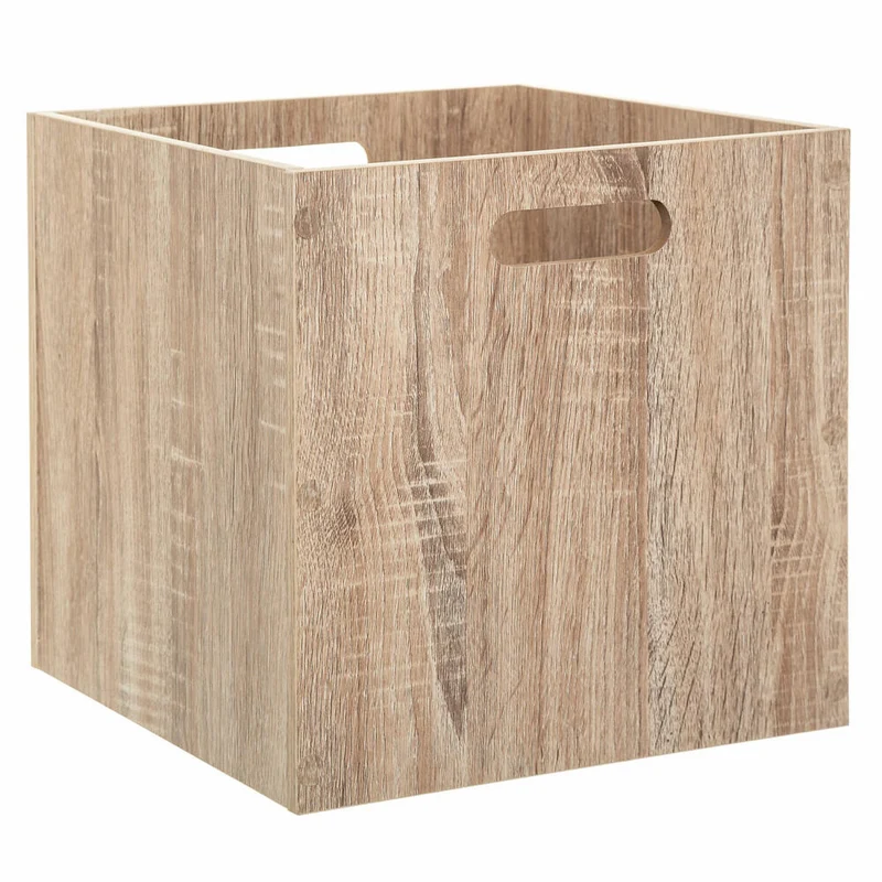 5five Simply Smart Aufbewahrungskorb Mix N Modul Eiche-Optik, MDF, Braun, 31 x 31 cm, 160403D