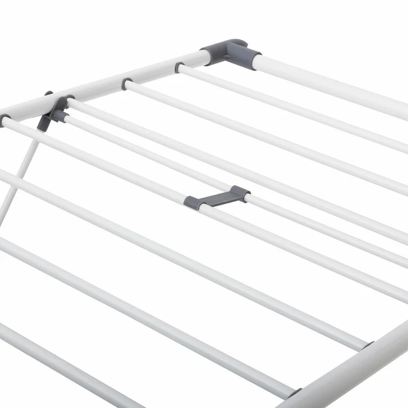 5five Simply Smart Klappbarer Wäscheständer Sinai Deck, Stahl, PP-Kunststoff, Weiß, 15 Meter, 117349