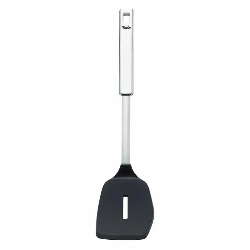 Fissler Bratwender Silikon Original-Profi Collection, Edelstahl, Silikon, Silbern, Schwarz, 36 cm, 084-018-10-000