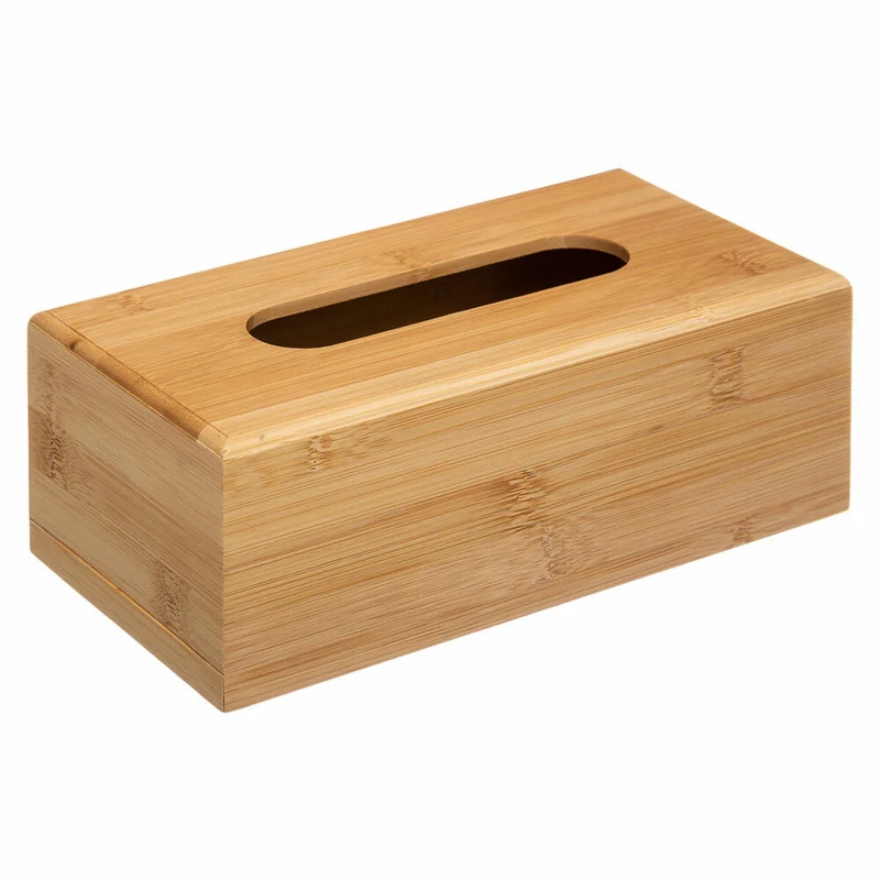 5five Simply Smart Taschentuchspender, Tücherbox, Bambus, MDF, Beige, 161047