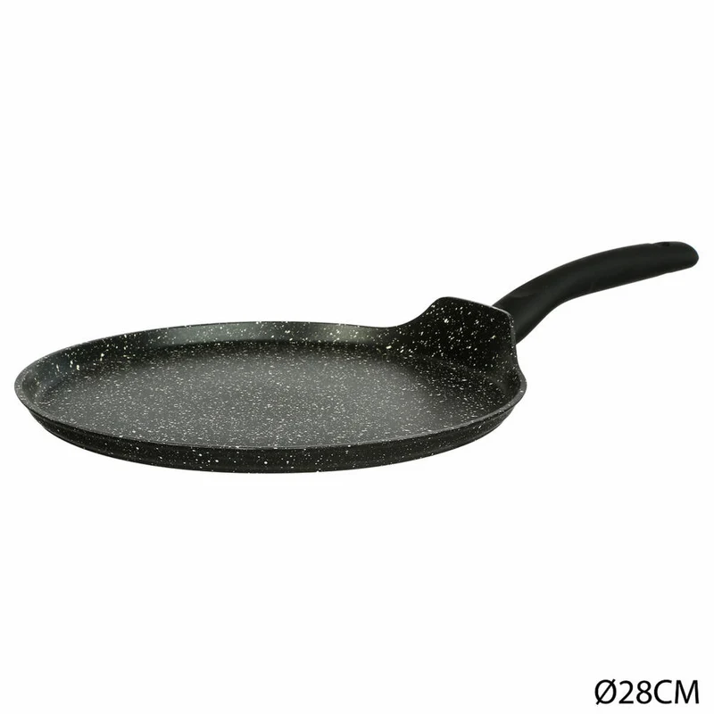 5five Simply Smart Crêpepfanne Caractere, Pfanne, Aluminium, Kunststoff, Schwarz, 28 cm, 124452