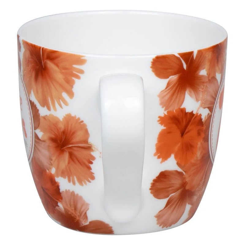 Könitz Becher Tea Time - hibiscus, Tasse, Kaffeetasse, Bone China, Rot, 425 ml, 1120572870