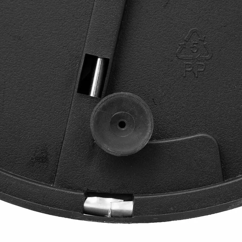 5five Simply Smart Abfalleimer Modern Color, Stahl, Bambus, Kunststoff, Schwarz, 30 Liter, 164646A