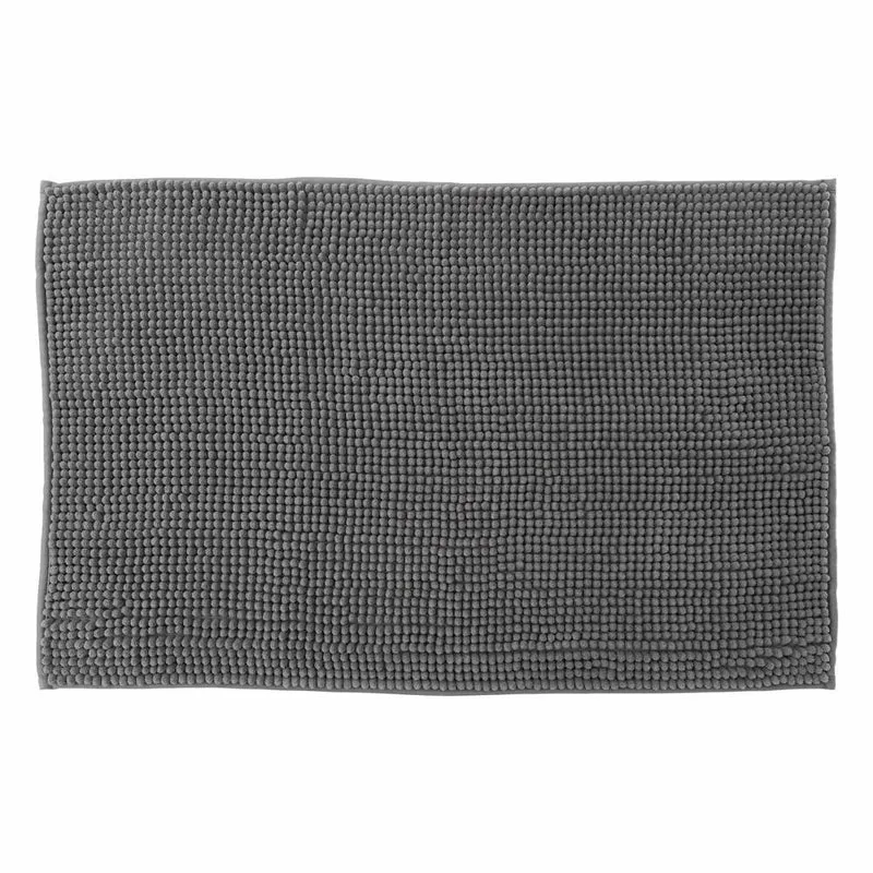 5five Simply Smart Badematte Colorama, 100% Polyester, Anthrazitgrau, 50 x 80 cm, 138043H