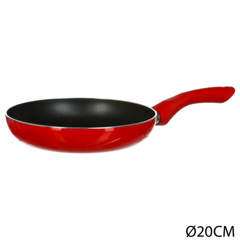 5five Simply Smart Bratpfanne Essentielle, antihaftbeschichtet, Aluminium, Kunststoff, Rot, 20 cm, 128840
