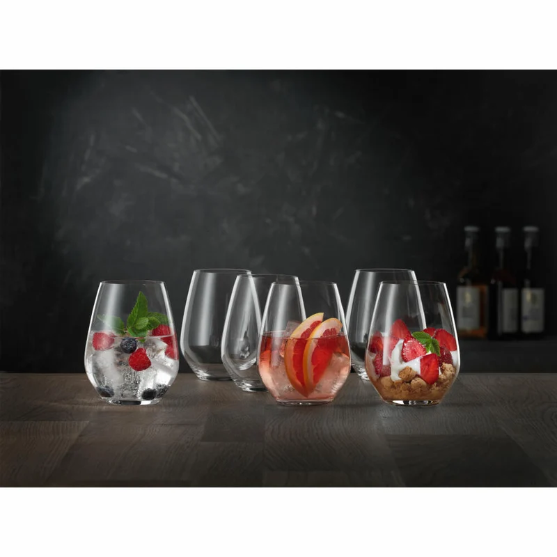 Spiegelau Authentis Casual Universalbecher, 6er Set, Tumbler, Cocktailglas, Trinkglas, Kristallglas, 460 ml, 4800291