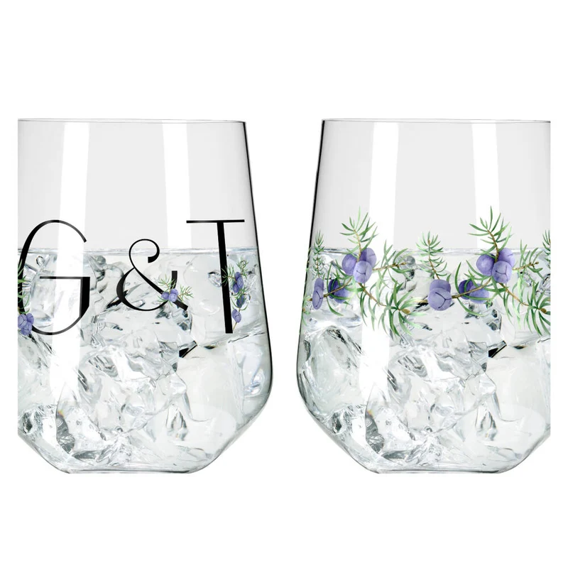 Ritzenhoff Ginglas 2er Set Botanic Lights 005, 006, Ritzenhoff Design Team, Kristallglas, 710 ml, 3891001