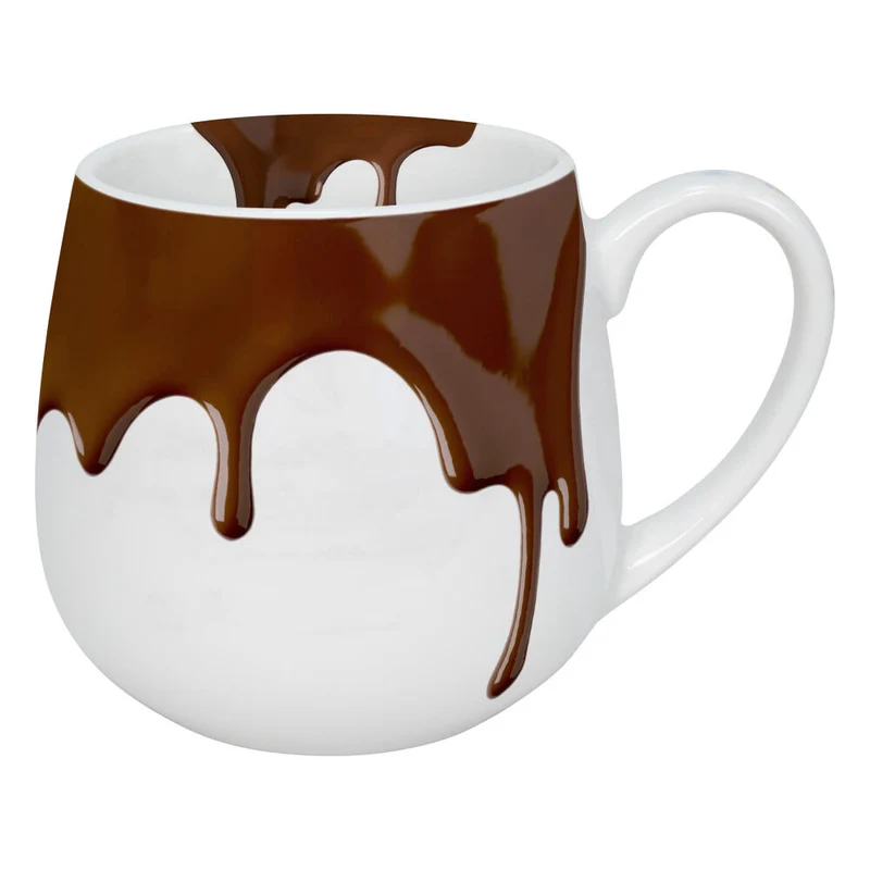 Könitz Becher Chocolate Seduction, Tasse, Kaffeetasse, Porzellan, Braun, 400 ml, 1111432762
