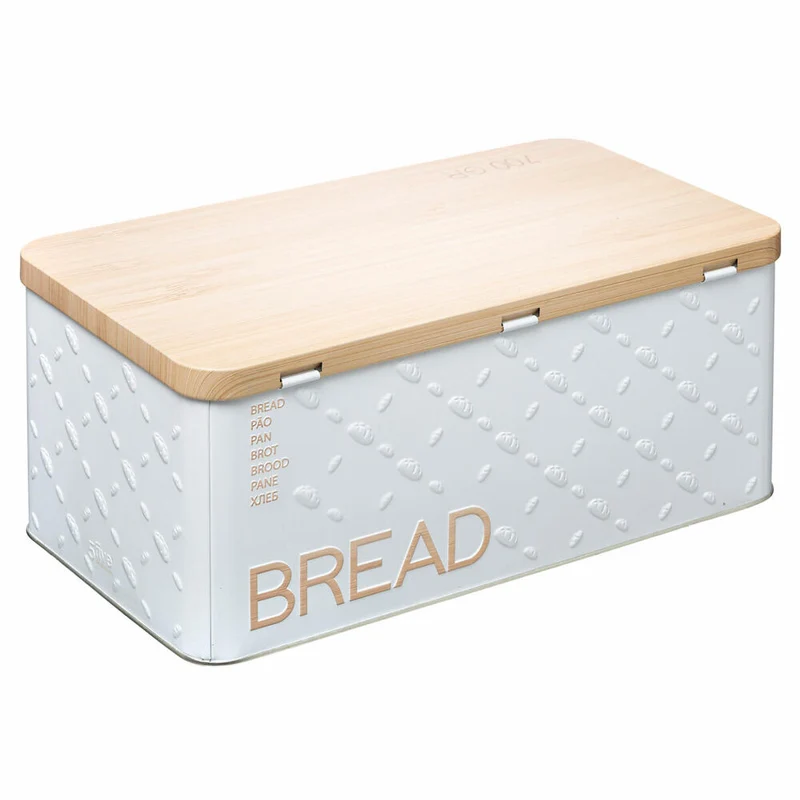 5five Simply Smart Brotkasten Scandi Edition BR6, Brotdose, Weißblech, Weiß, 700 g, 169265