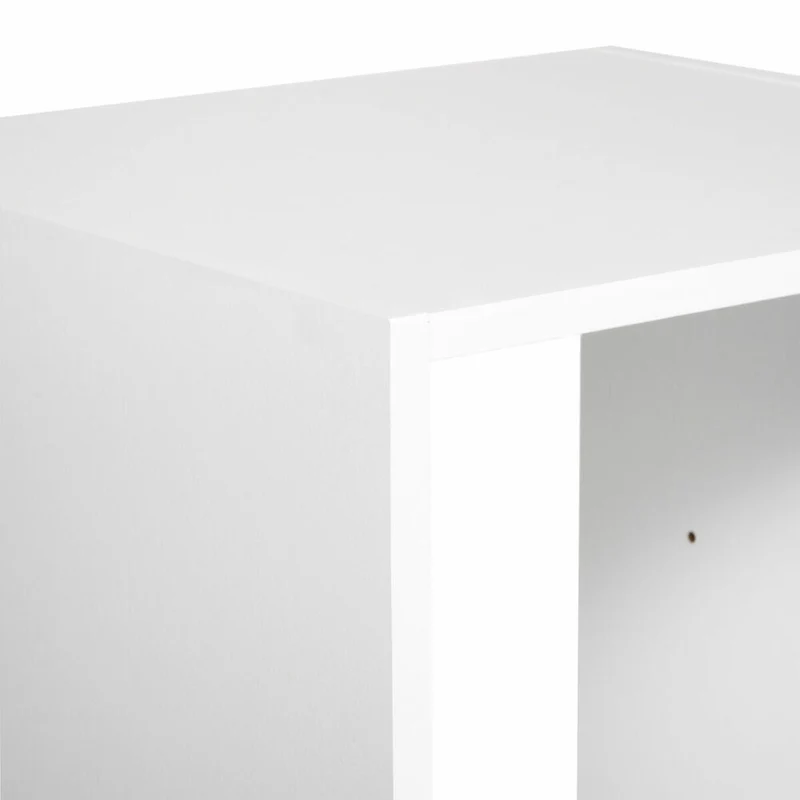 5five Simply Smart Regal Mix N Modul 4x1, Holzspahn, Weiß, 134 x 34.5 cm, 173686C