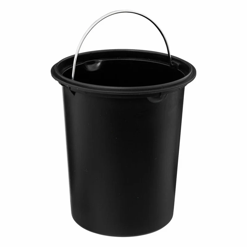 5five Simply Smart Abfalleimer Colorama Soft Close, Metall, Kunststoff, Schwarz, 3 L, 174528J