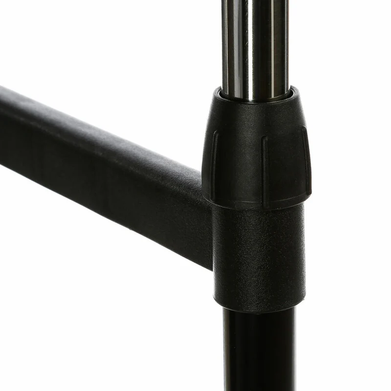 5five Simply Smart Doppel-Rollkleiderständer Icare, Stahl, PP-Kunststoff, Schwarz, 170 cm, 105343