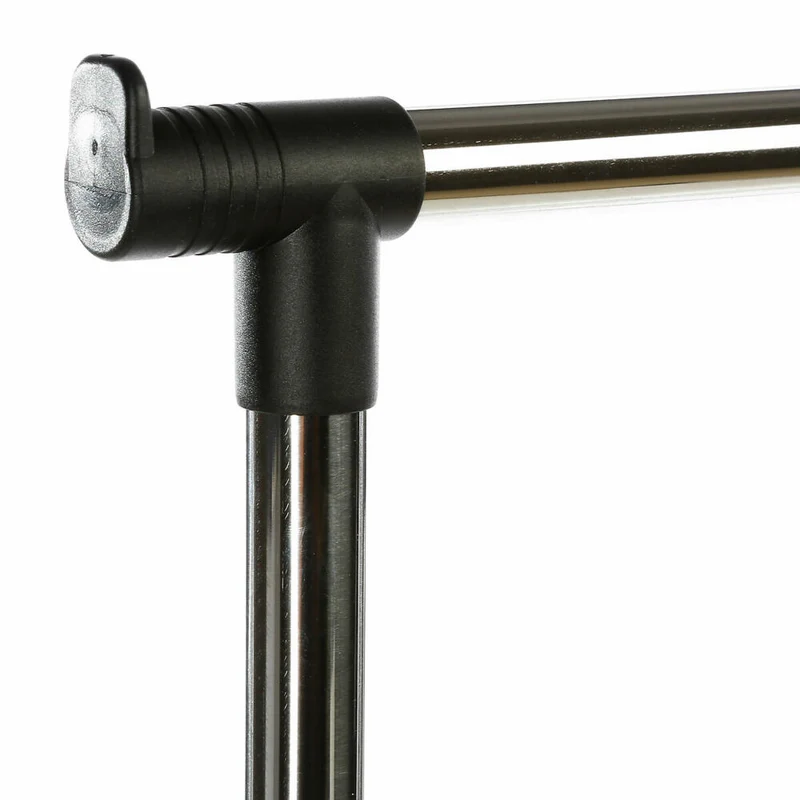 5five Simply Smart Doppel-Rollkleiderständer Icare, Stahl, PP-Kunststoff, Schwarz, 170 cm, 105343