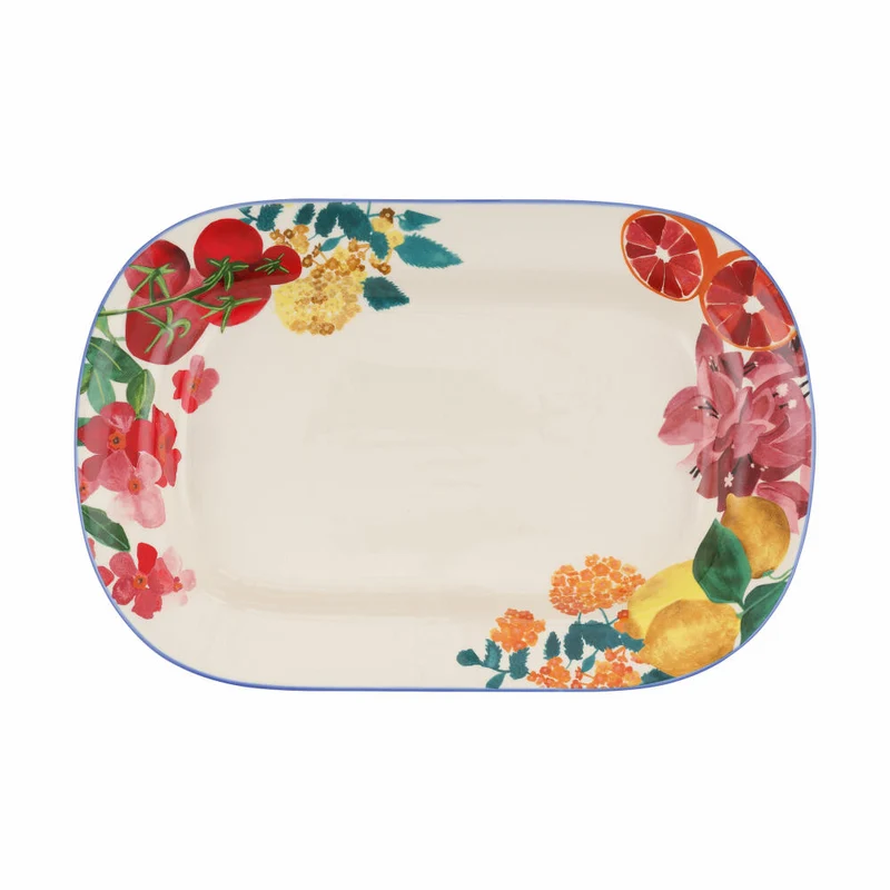Maxwell & Williams Capri Platte, Servierplatte, Servierteller, in Geschenkbox, Keramik, 38 x 25 x 5 cm, DR0528