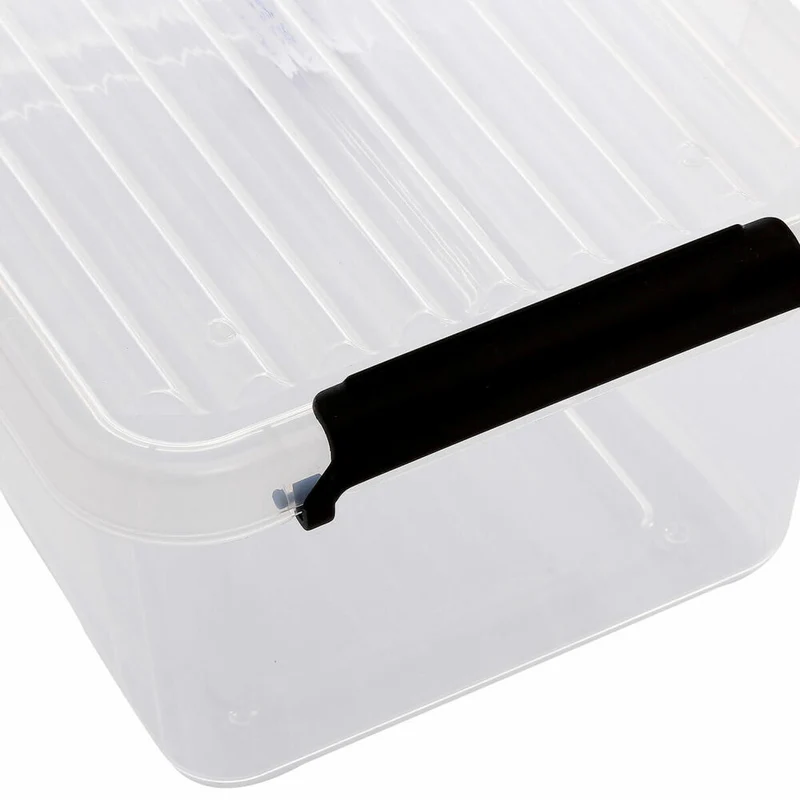 5five Simply Smart Aufbewahrungsbox Clip N Box, Kiste, PP-Kunststoff, Transparent, 4.5 Liter, 138835