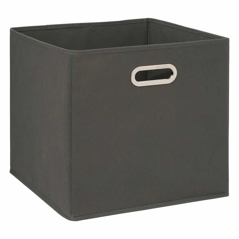 5five Simply Smart Aufbewahrungskorb Mix N Modul, Pappe, PP-Kunststoff, Grau, 31 x 31 cm, 138885A