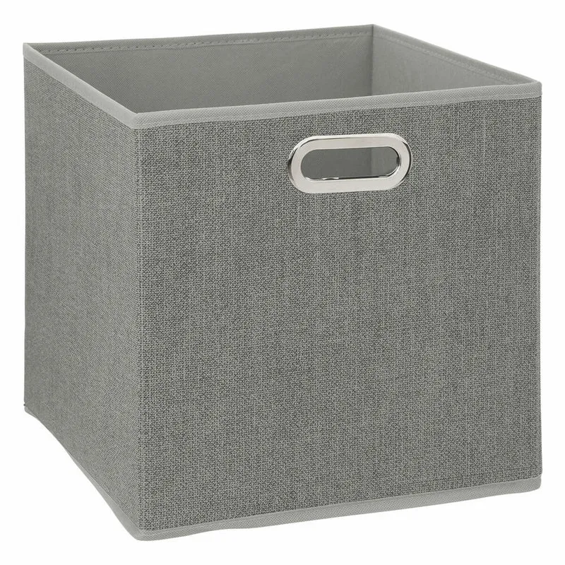 5five Simply Smart Aufbewahrungskorb Mix N Modul, Pappe, PP-Kunststoff, Hellgrau, 31 x 31 cm, 138885C