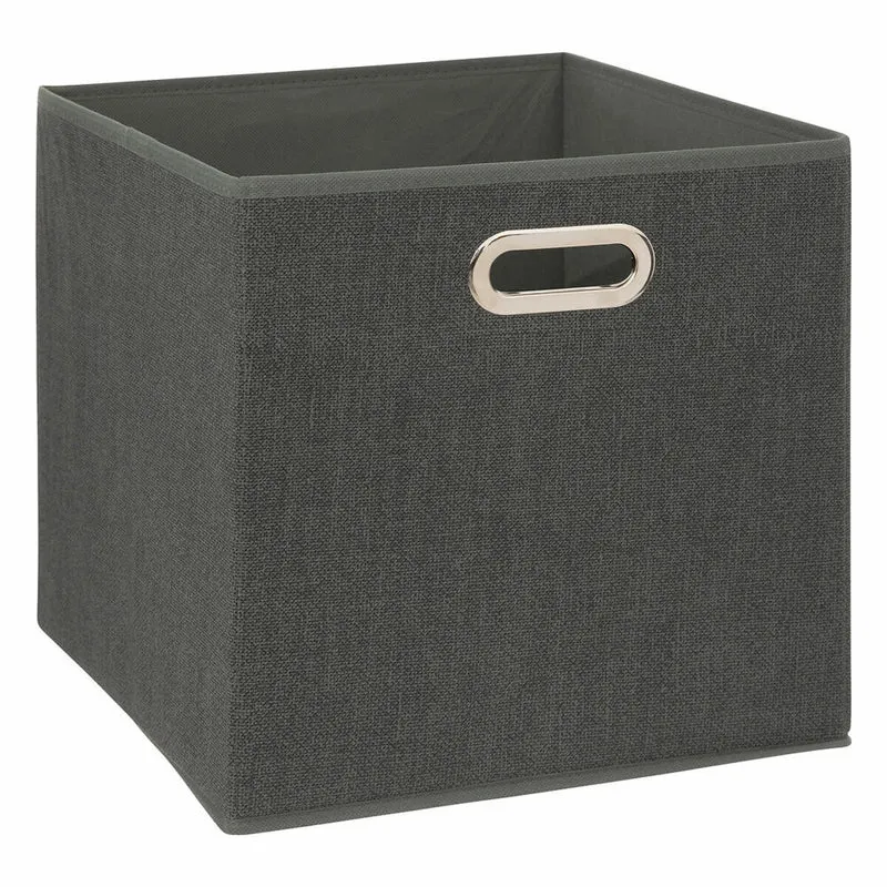 5five Simply Smart Aufbewahrungskorb Mix N Modul, Pappe, PP-Kunststoff, Dunkelgrau meliert, 31 x 31 cm, 138885D