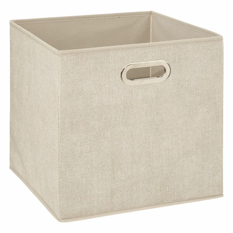 5five Simply Smart Aufbewahrungskorb Mix N Modul, Pappe, PP-Kunststoff, Beige meliert, 31 x 31 cm, 138885G