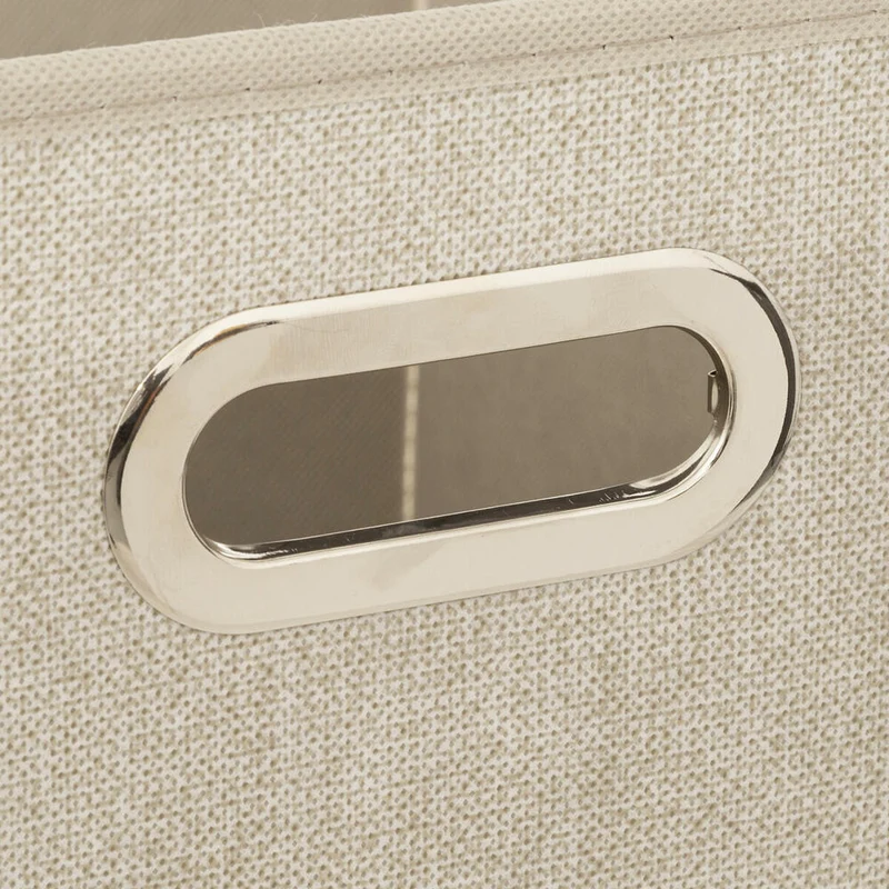 5five Simply Smart Aufbewahrungskorb Mix N Modul, Pappe, PP-Kunststoff, Beige meliert, 31 x 31 cm, 138885G