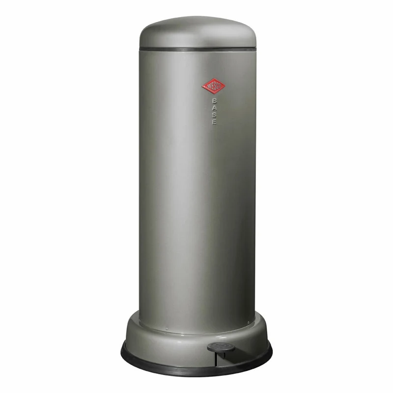 Wesco Tretabfallsammler Big Baseboy mit Dämpfer, Abfallsammler, Abfalleimer, Mülleimer, Stahlblech, Graphit, 30 L, 134731-13
