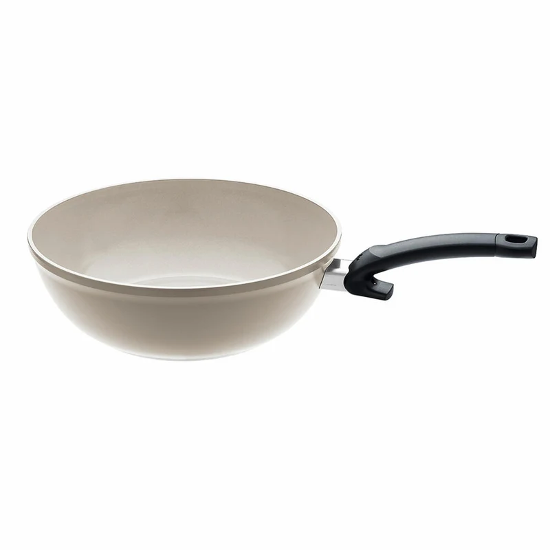 Fissler Wokpfanne Ceratal, Wok, Aluminium, Grau, 30 cm, 100-820-30-100