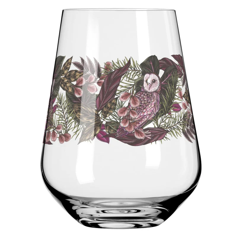 Ritzenhoff Universalglas 2er Set Schattenfauna 003, 004, Maggie Enterrios, Kristallglas, 540 ml, 3911002