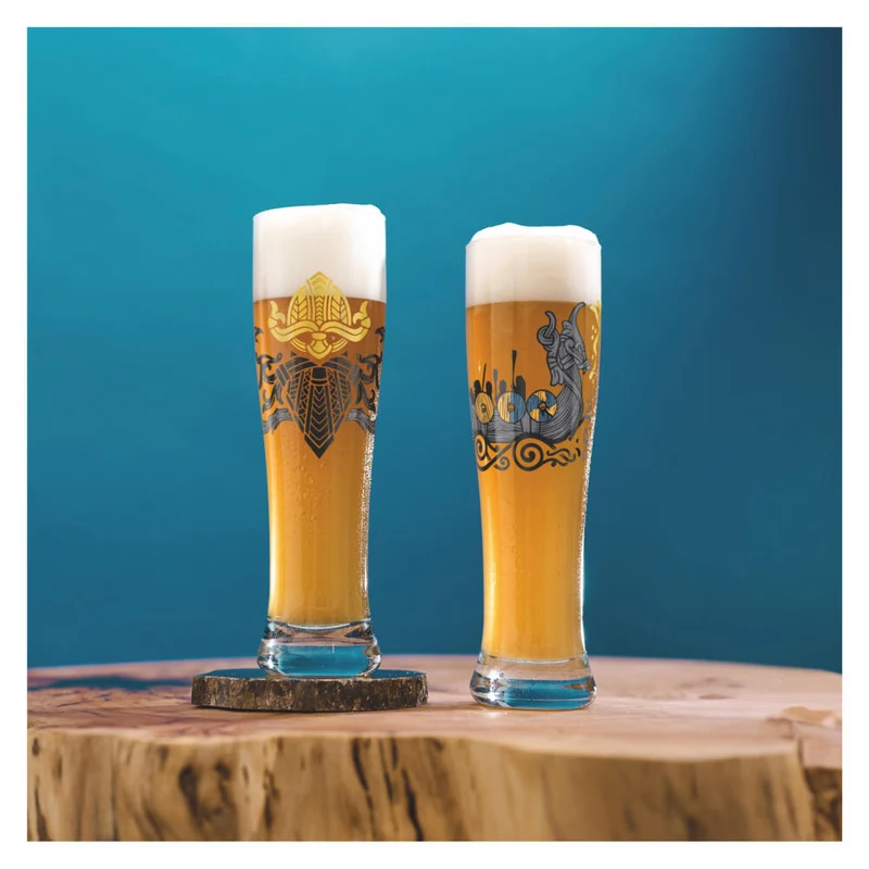 Ritzenhoff Weizenbierglas 2er Set Brauchzeit 019, 020, Jakub Vanis, Glas, 646 ml, 3481010