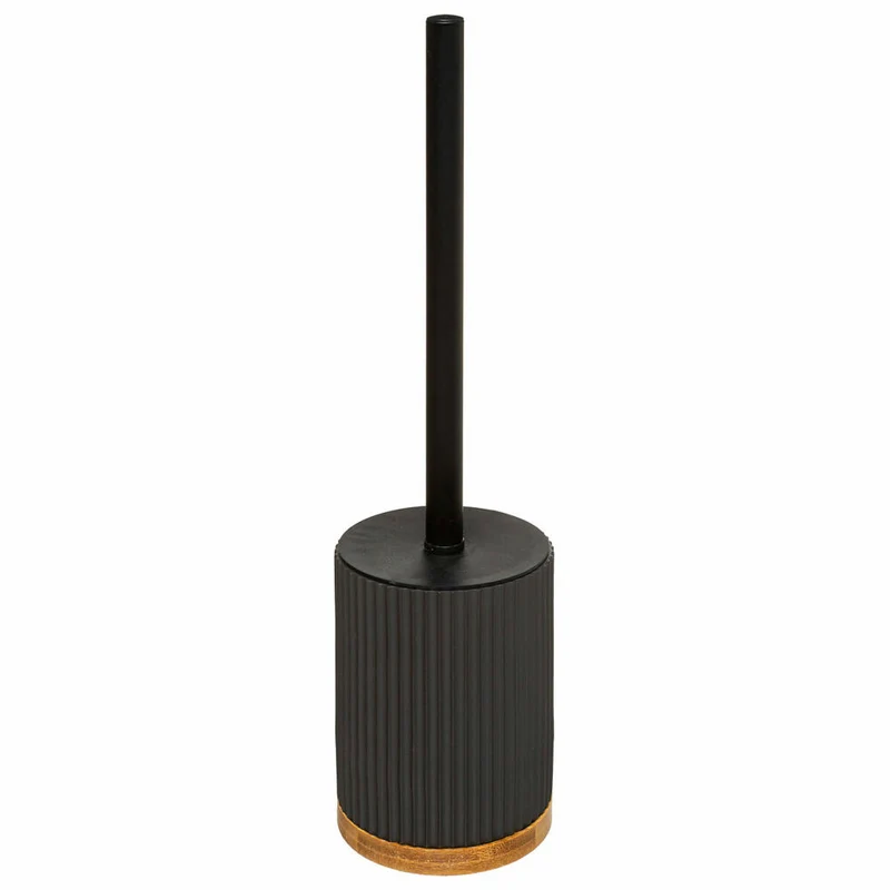 5five Simply Smart WC-Bürste Modern Color, Toilettenbürste, Materialmix, Schwarz, 174543B