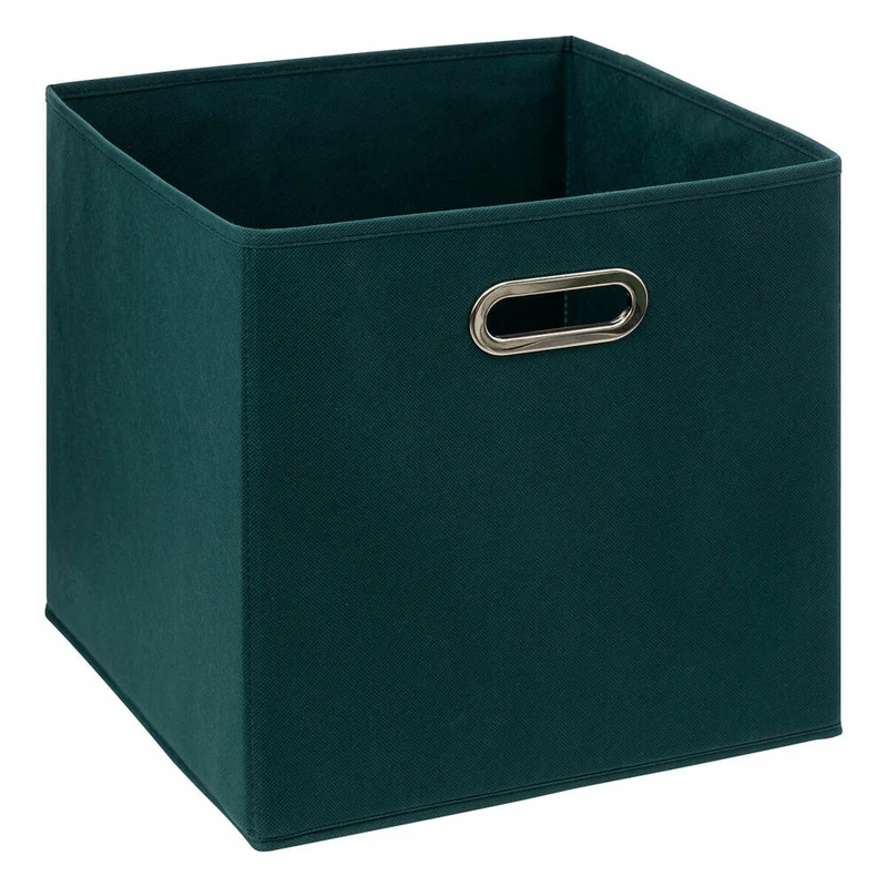 5five Simply Smart Aufbewahrungskorb Mix N Modul, Pappe, PP-Kunststoff, Petrolblau, 31 x 31 cm, 138885M