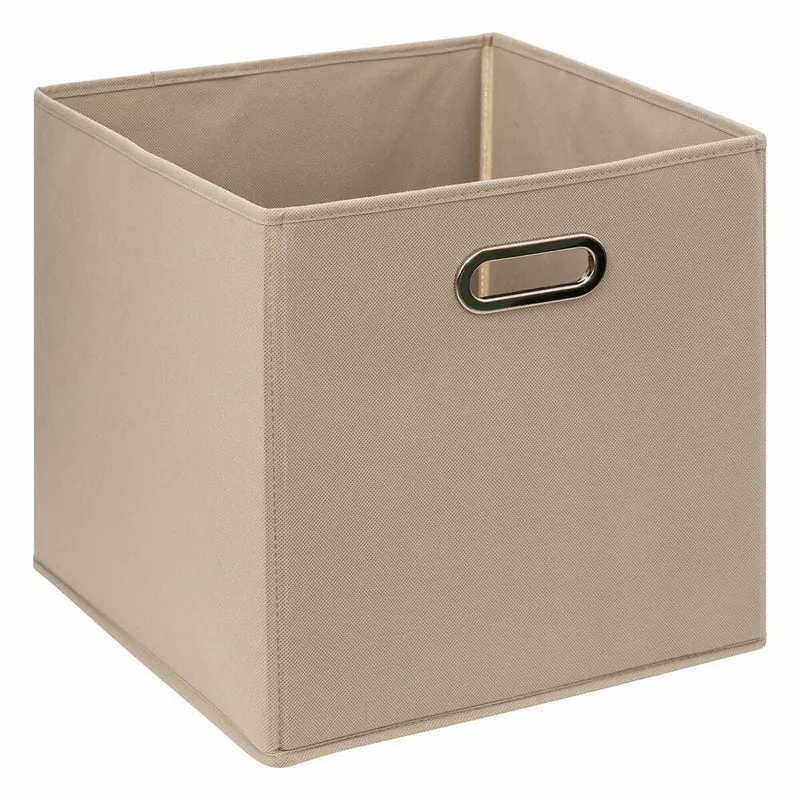5five Simply Smart Aufbewahrungskorb Mix N Modul Leinenoptik, Pappe, PP-Kunststoff, Beige, 31 x 31 cm, 138885O