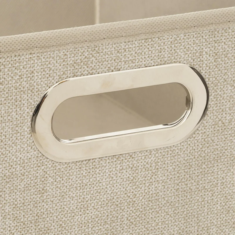 5five Simply Smart Aufbewahrungskorb Mix N Modul, Pappe, PP-Kunststoff, Beige meliert, 31 x 15 cm, 138886G