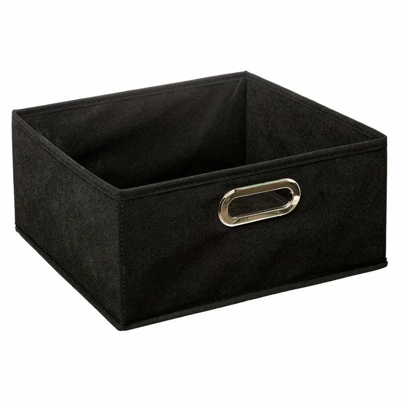 5five Simply Smart Aufbewahrungskorb Mix N Modul, Pappe, PP-Kunststoff, Schwarz, 31 x 15 cm, 138886J